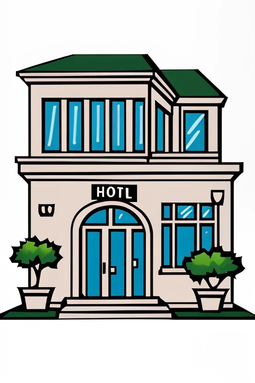 clipart of hotel