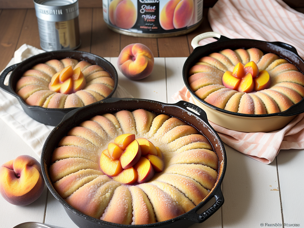 peach cobbler with cake mix and canned peaches