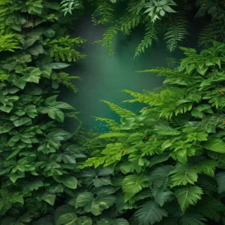 greenery background aesthetic