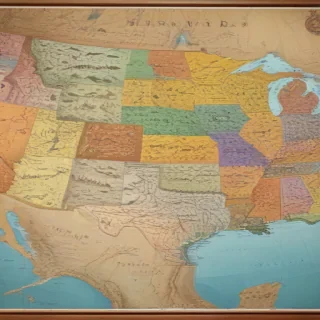 map of usa states