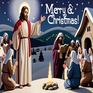 merry christmas jesus images