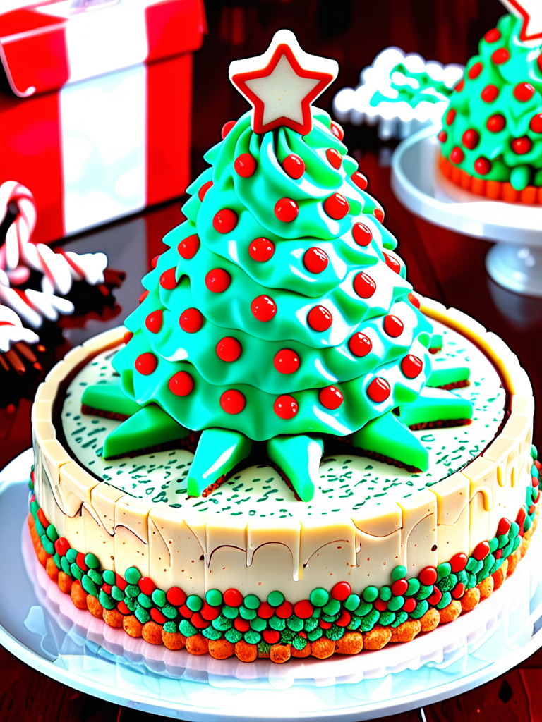 little debbie christmas tree cake cheesecake