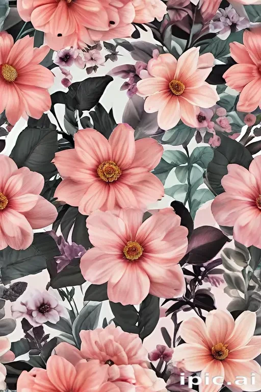 aesthetic flowers png