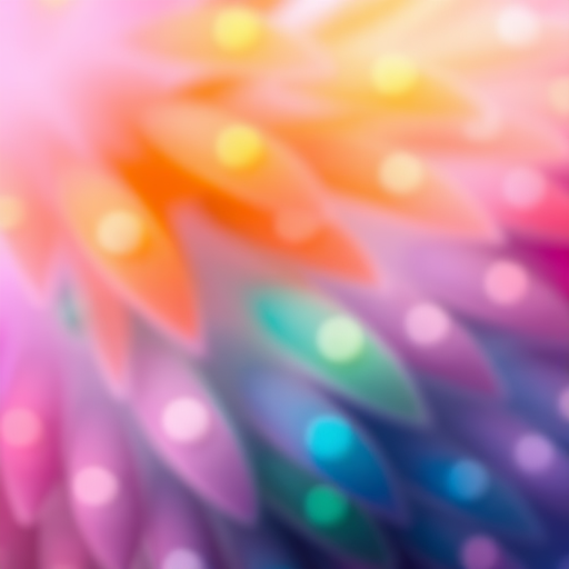 Generate a vibrant abstract background with a blend of purple, orange, green, and blue colors using a Canon EOS R5, 50mm lens, f/1.8 aperture, ISO 100, 1/200s shutter speed, soft focus style, capturing a dreamy and colorful texture.