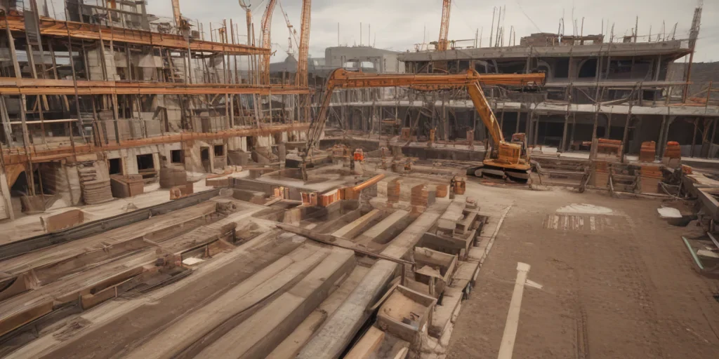 construction site background