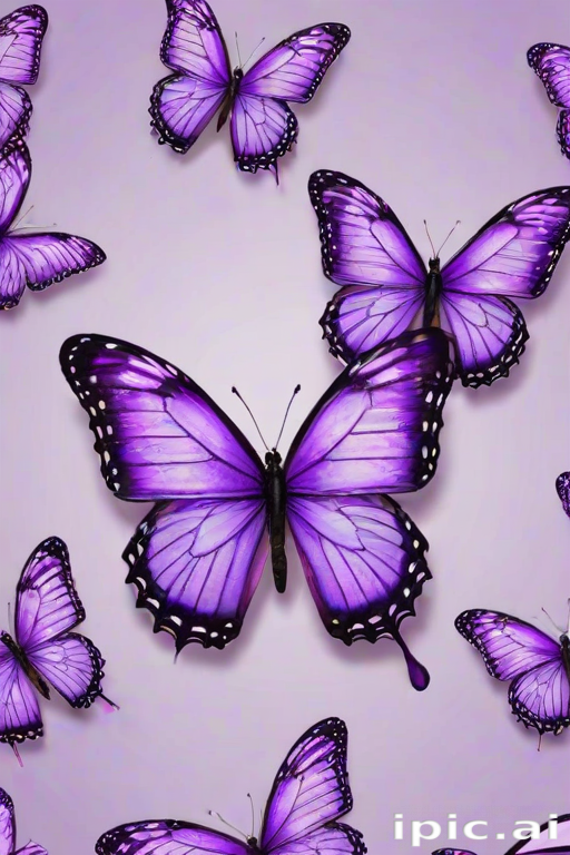 wallpaper purple butterfly