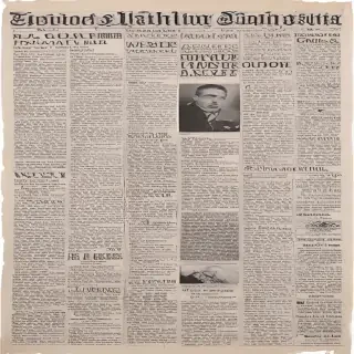 ripped newspaper png