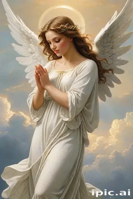 clipart of angels with wings