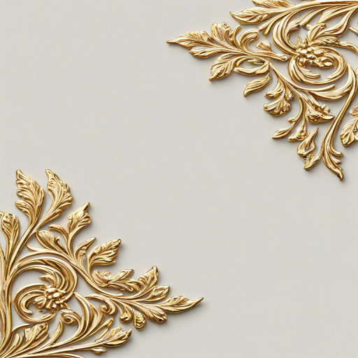 transparent background gold border