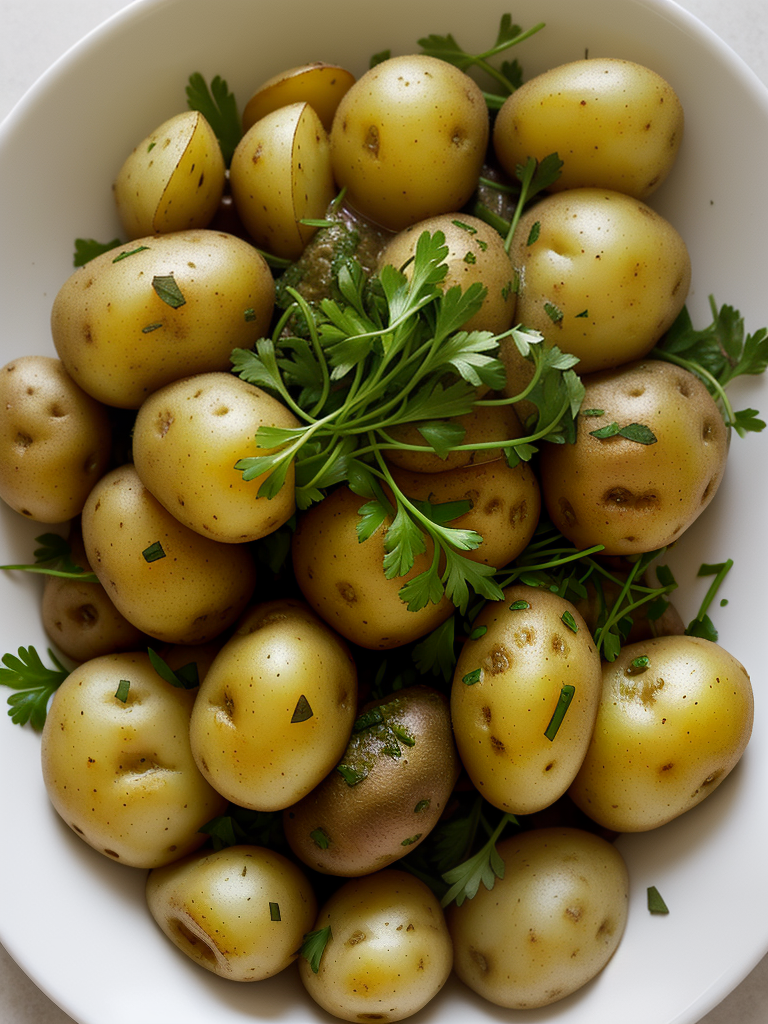 herb in many potato dishes