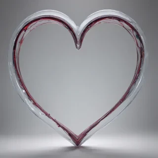 heart outline transparent