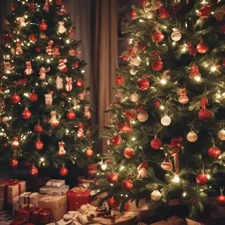 christmas background aesthetic