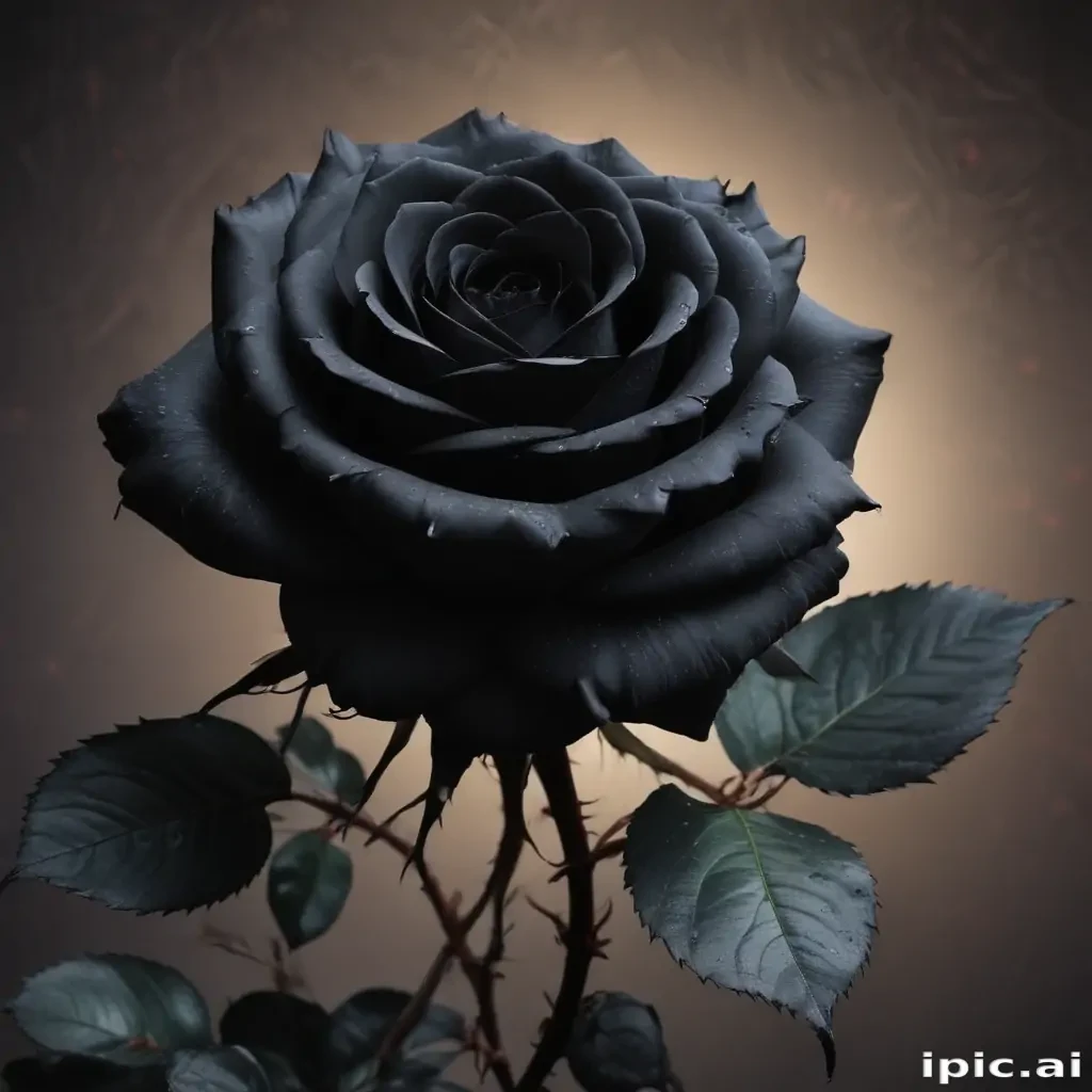 aesthetic black rose wallpaper