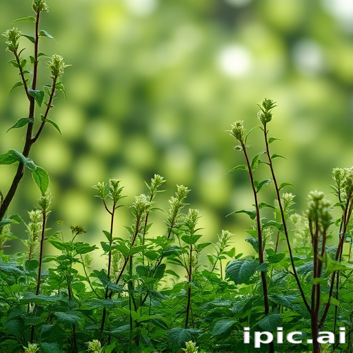 greenery background aesthetic