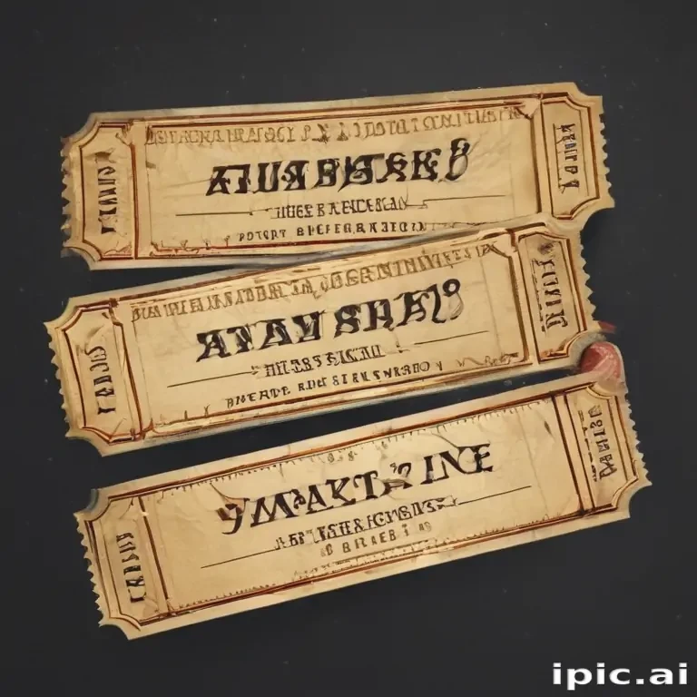 ticket clipart
