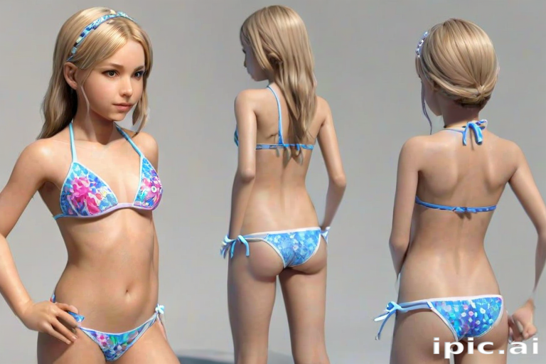 ai little girl bikini