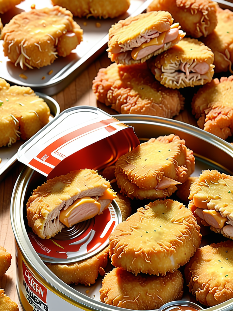chicken nuggets with canned chicken