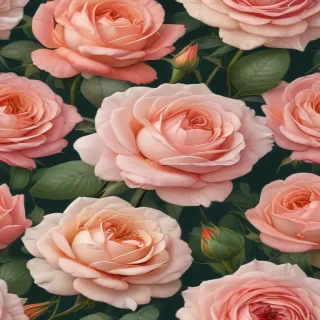 vintage rose illustration