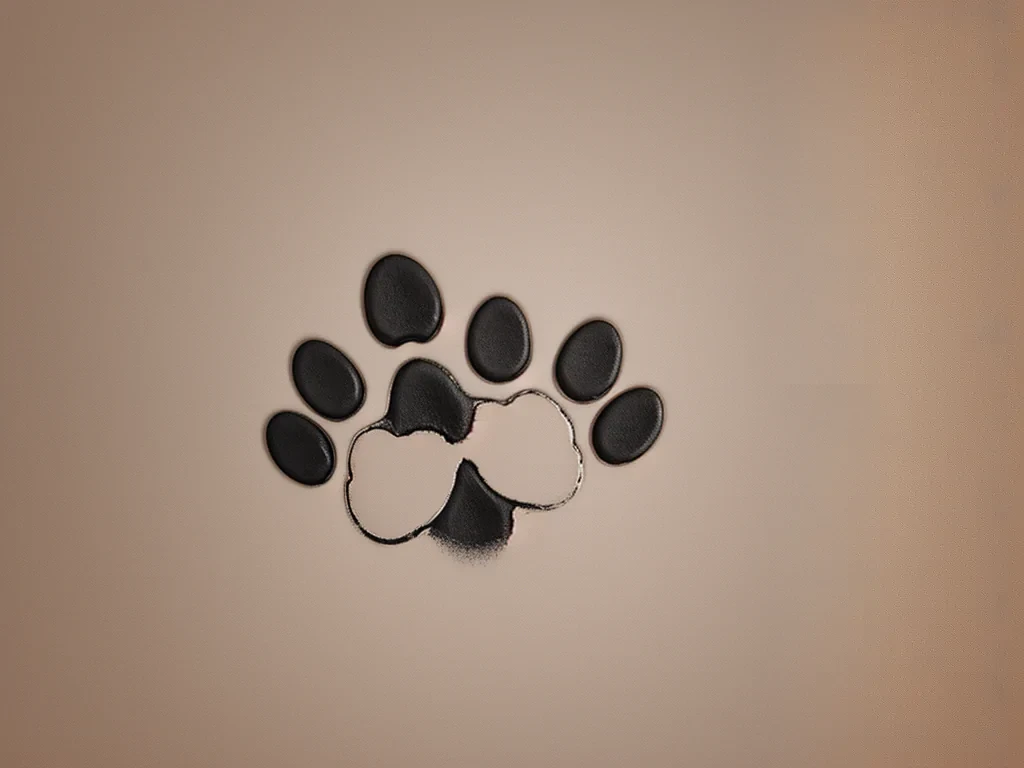 paw print background