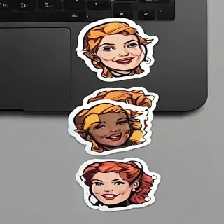 stickers mockup