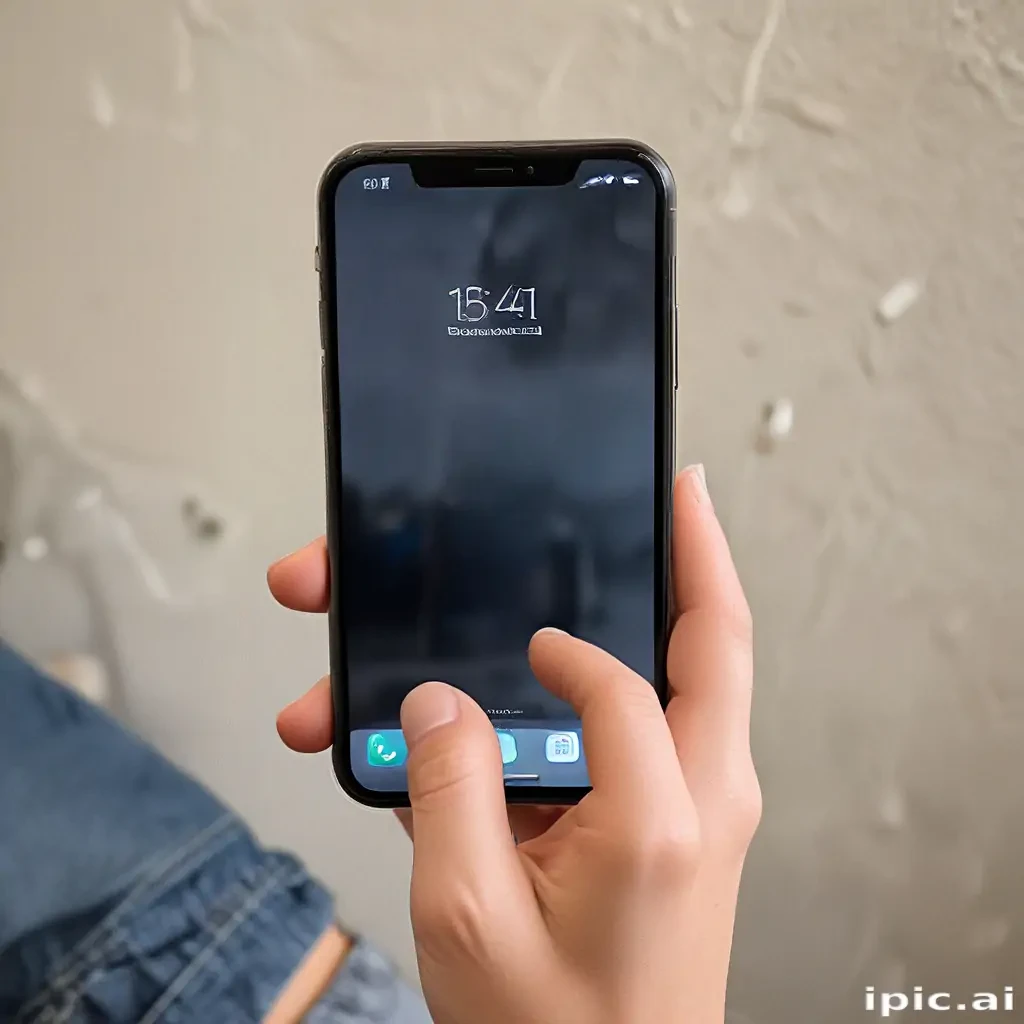 person holding phone