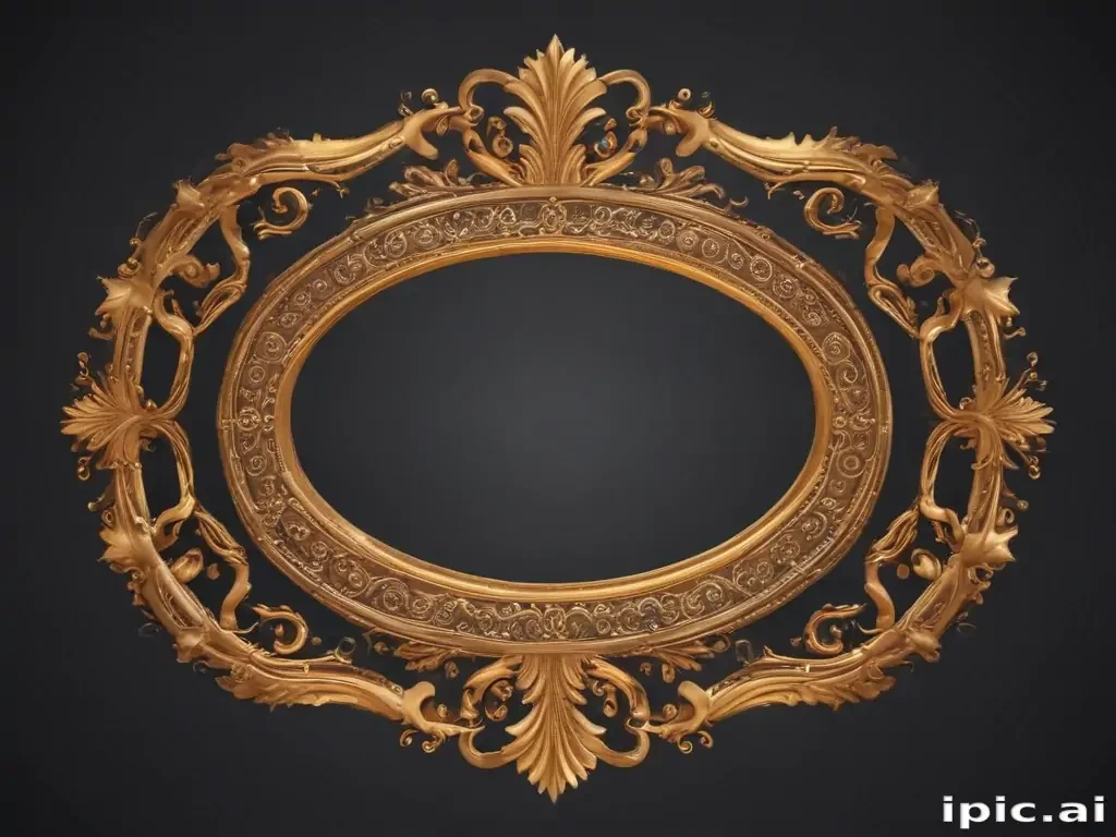 oval frame clipart