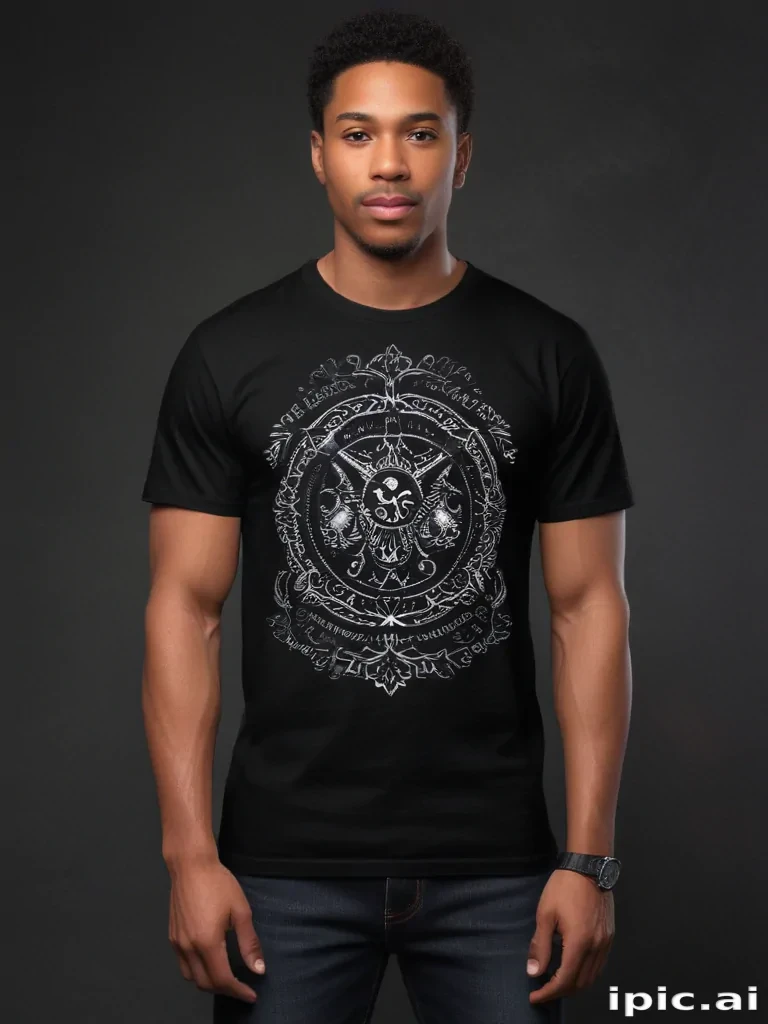 black tee png