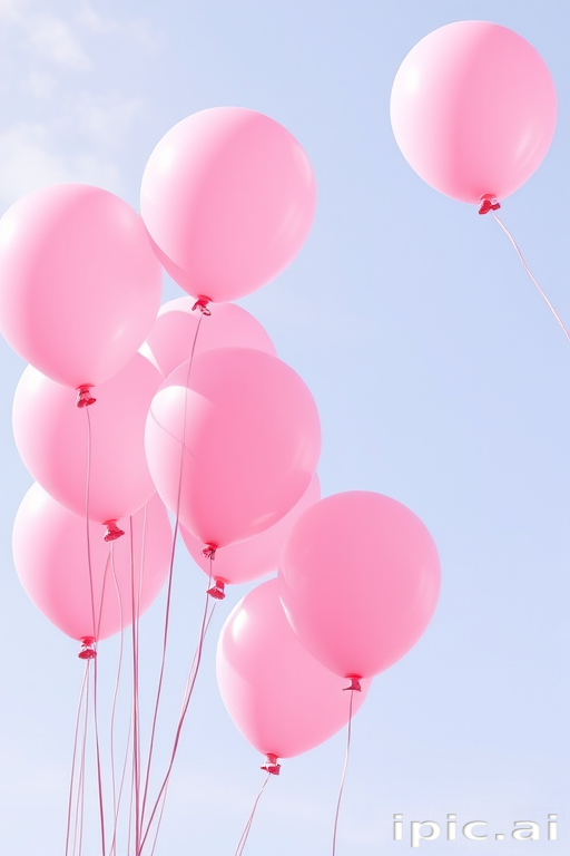 pink balloons png