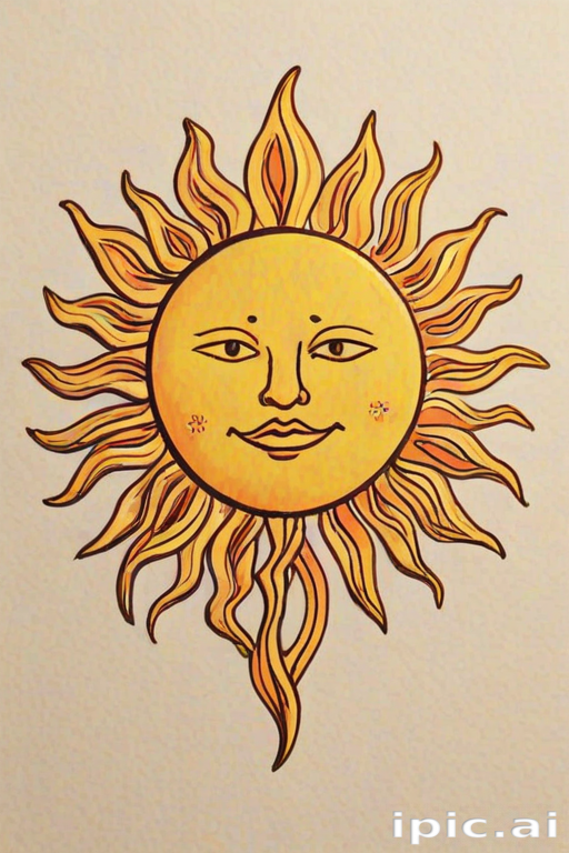 sun doodle