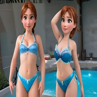 frozen anna bikini