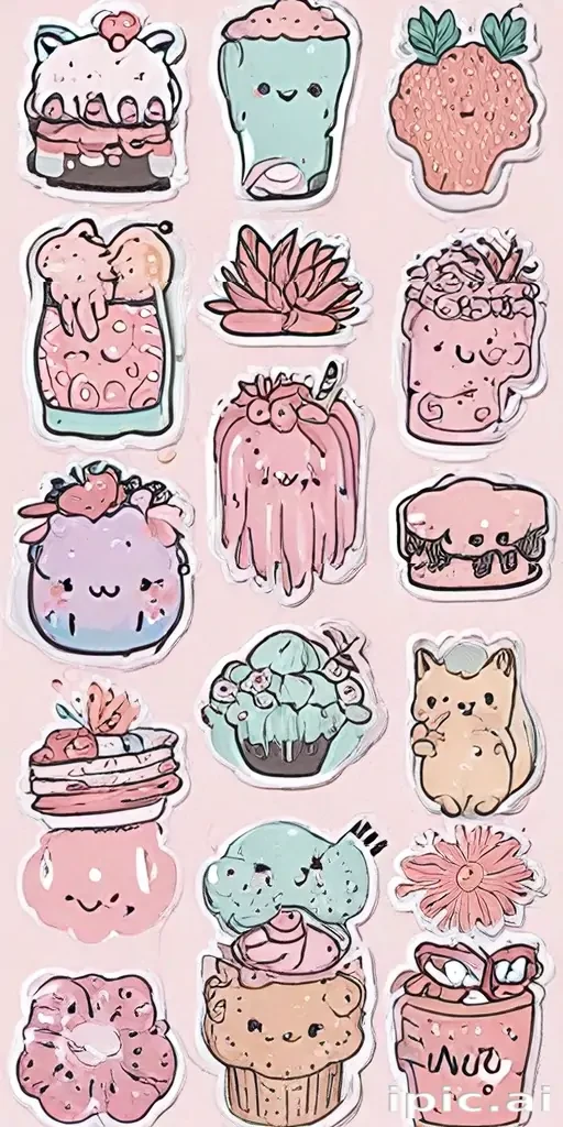 aesthetic stickers printable