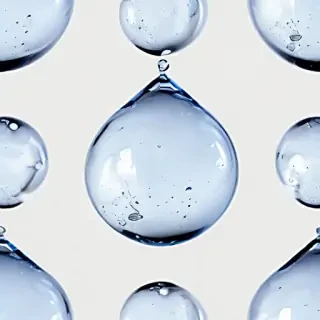 transparent water drop