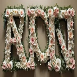floral letters