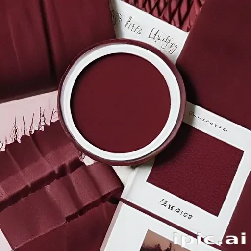 maroon aesthetic