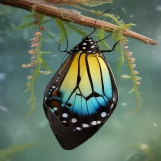butterfly cocoon png