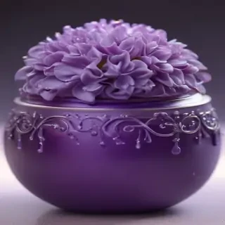 purple cute