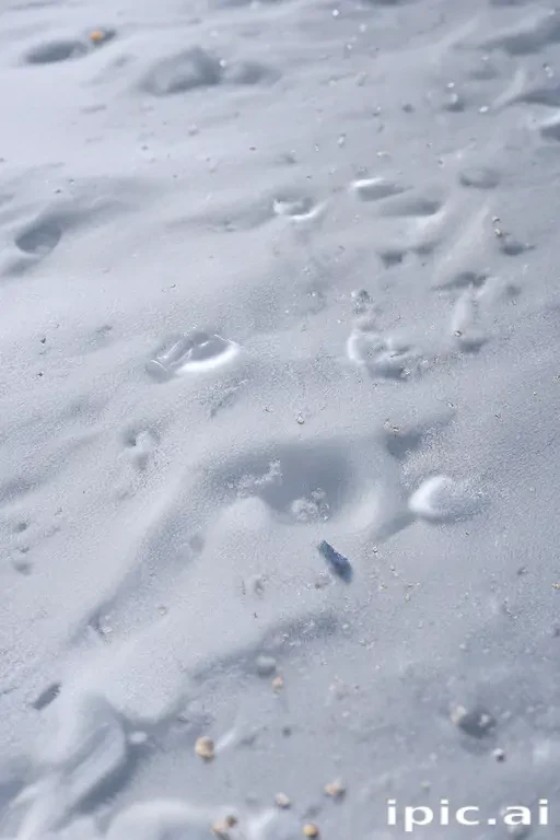 transparent snow