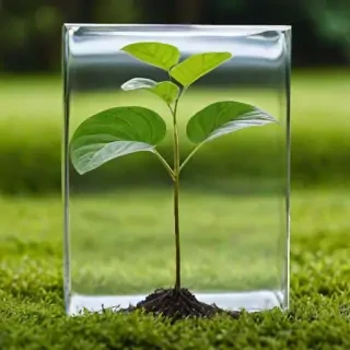 transparent plant