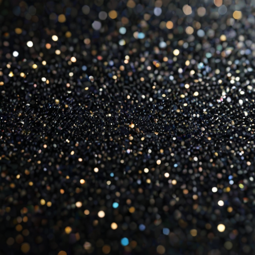 glitter background black