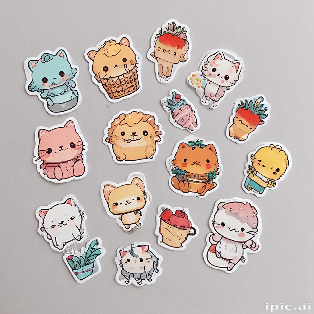 transparent cute stickers