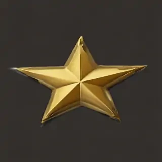 gold star sticker png