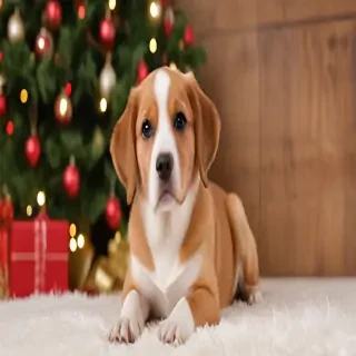 dog christmas backgrounds