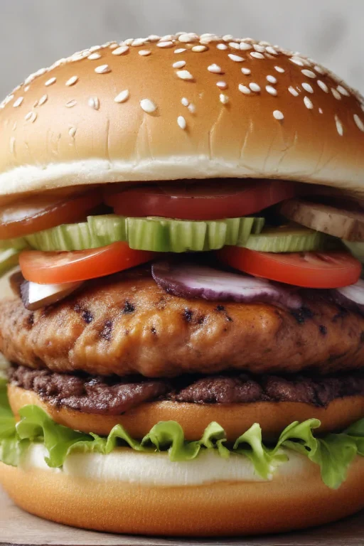 hamburger clipart black and white