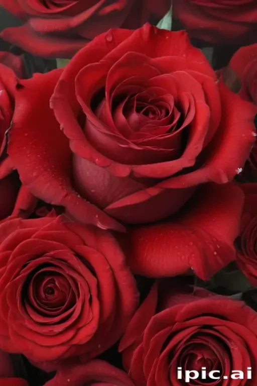 red rose background