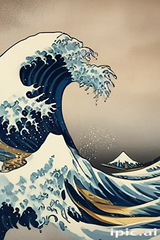 great wave wallpaper