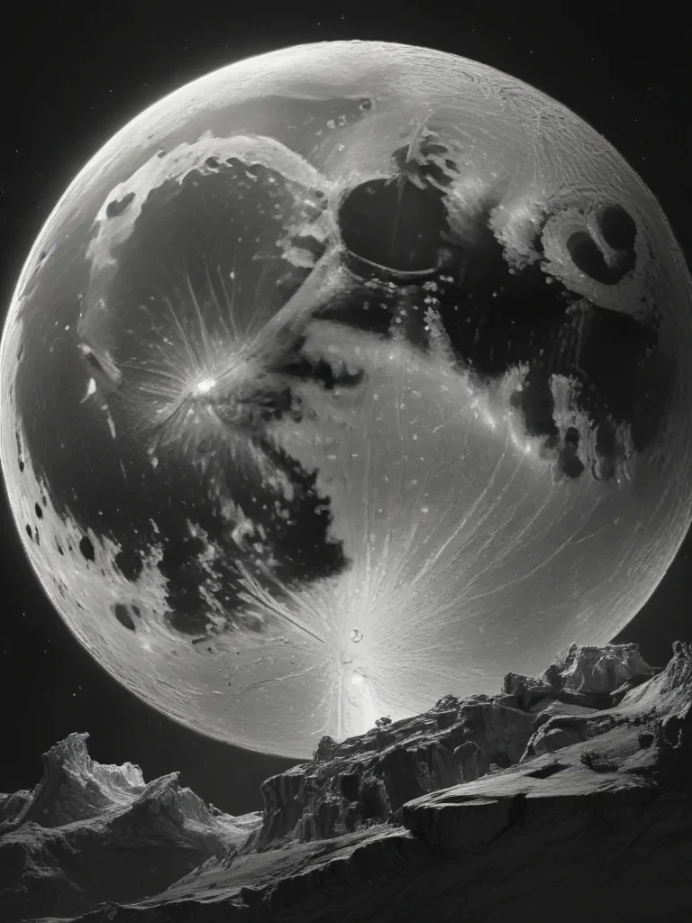 moon sketch