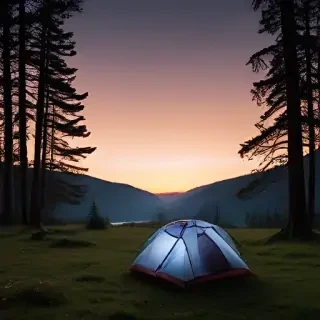 camping background pic