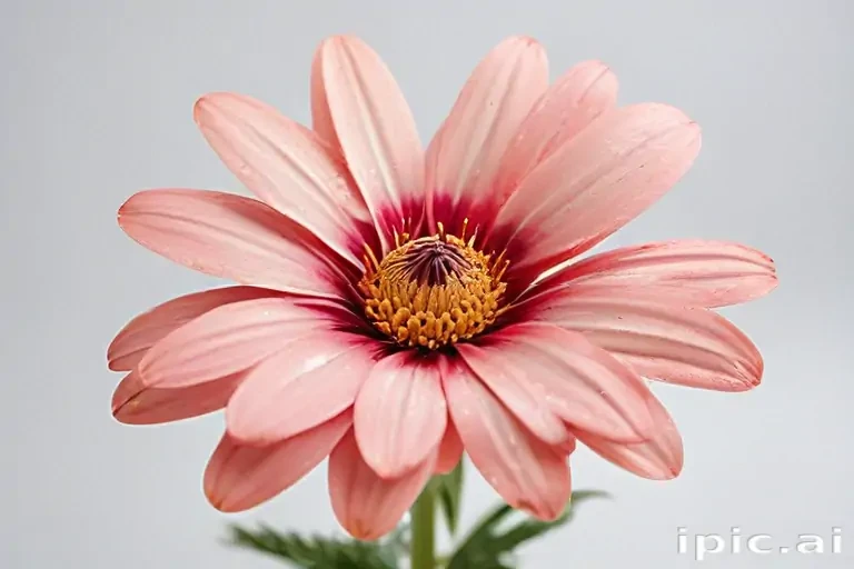 flower with white background