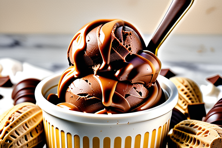 chocolate peanut butter no sugar added gelato