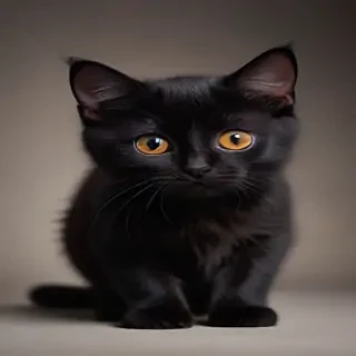 cute black cat wallpaper